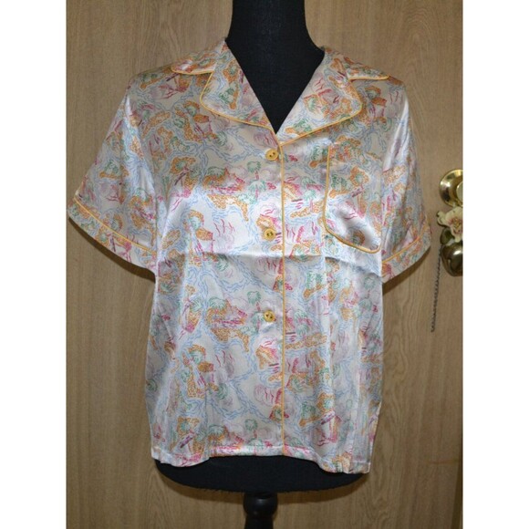 Morgan Lane Other - NWT Morgan Lane Silk 2 Pc Sleep Short Tropical Vacation Print Comfy Lounge Set